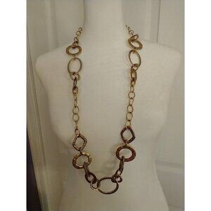 Vintage Chico's 36" Gold Tone Chain Necklace